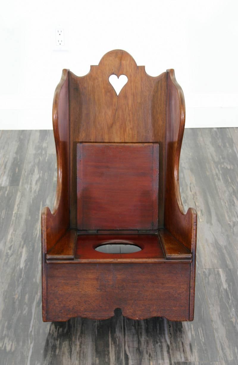 European Early 19th Century Child's Rocking Chair For Sale