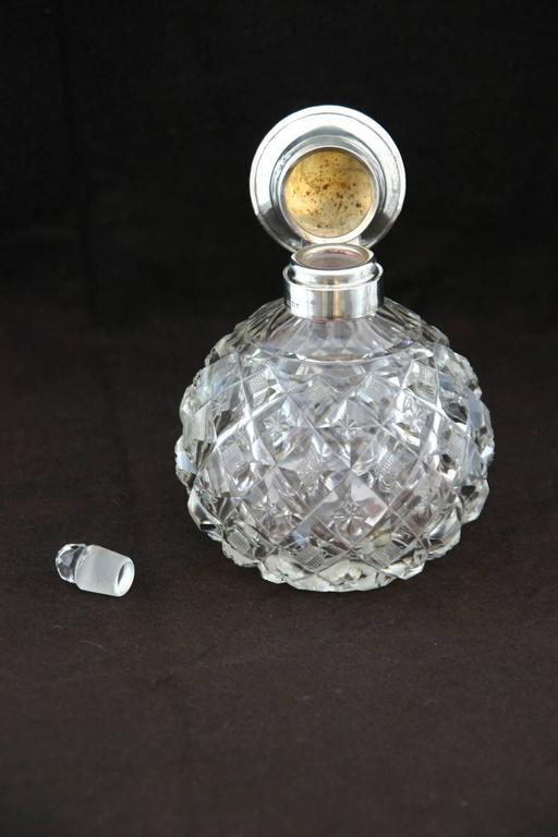 CutGlass Perfume Bottle For Sale at 1stDibs