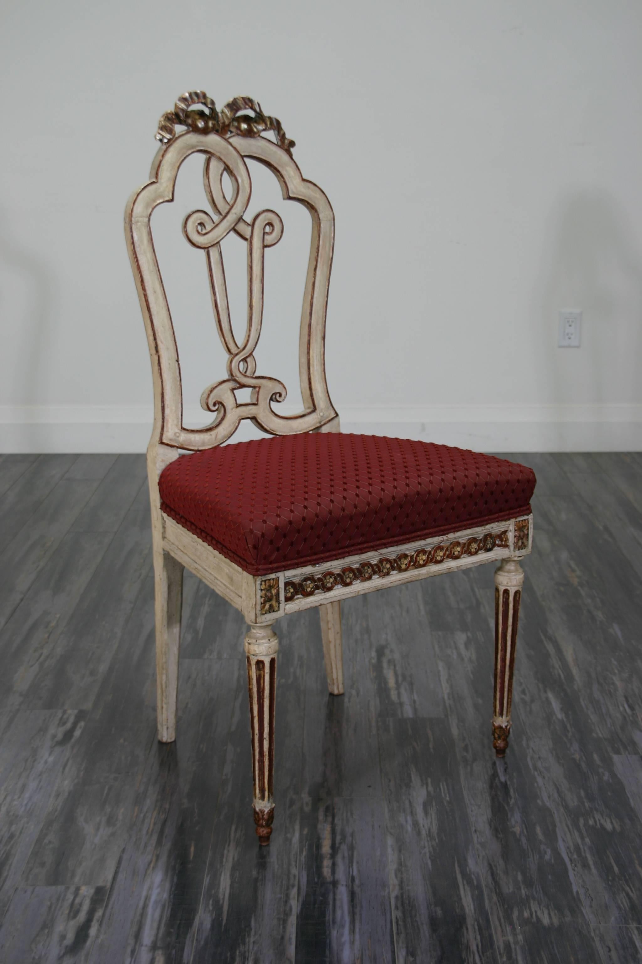 Louis XVI Set of Ten 18th Century Dining Chairs For Sale