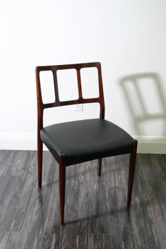 Set of Four Danish 1960s Rosewood Designed by Johannes Andersen