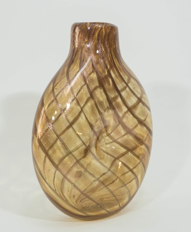 Italian Murano Glass Vase from the 1980s