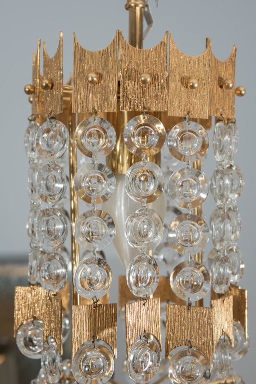Mid-Century Modern Hanging Pendant Light Attributed to Palwa In Good Condition In Toronto, ON