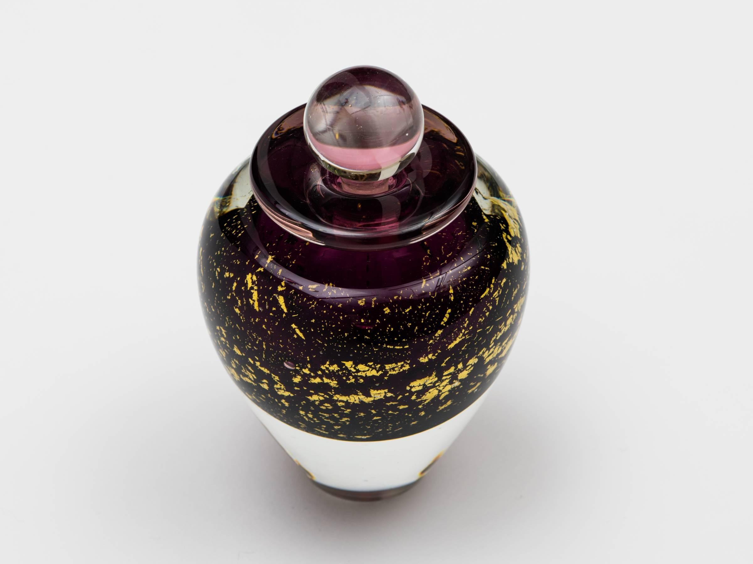 Italian Stylish Blown Glass Perfume Bottle