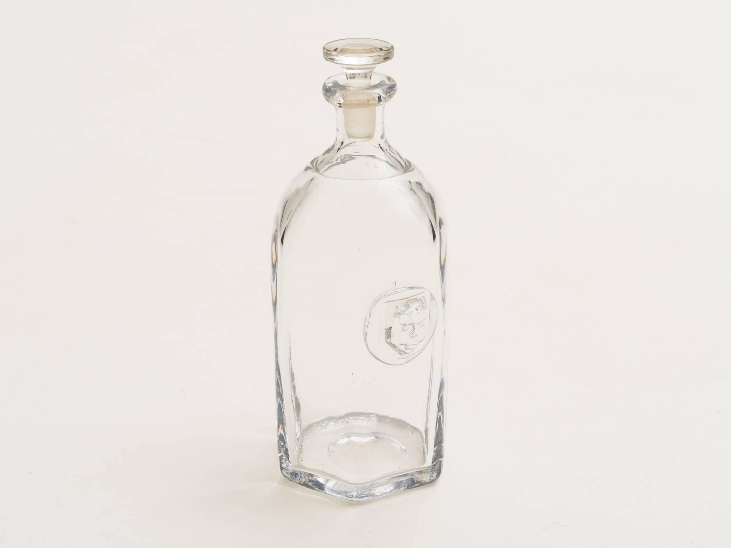 Glass decanter by Erik Hoglund.