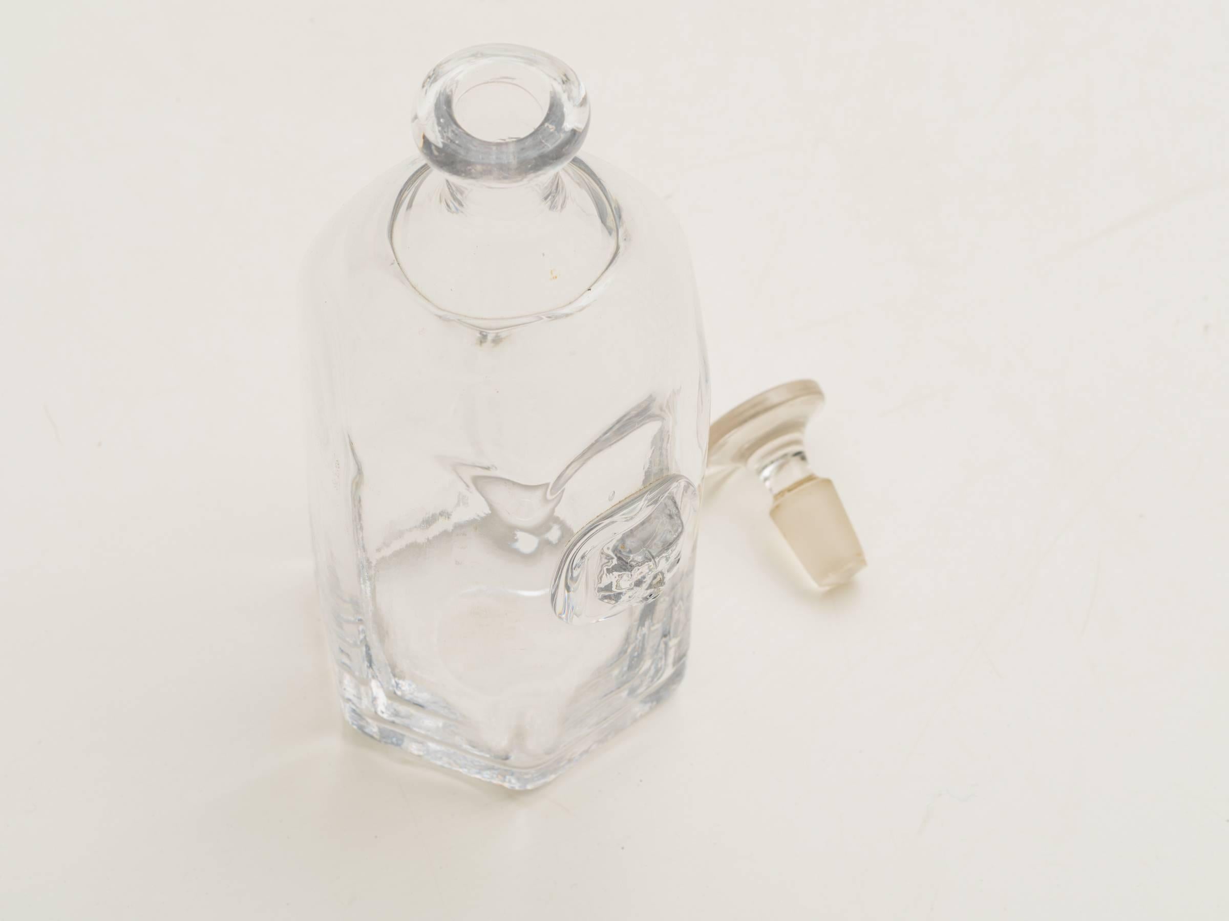 Glass Decanter by Erik Hoglund In Excellent Condition In Montreal, QC