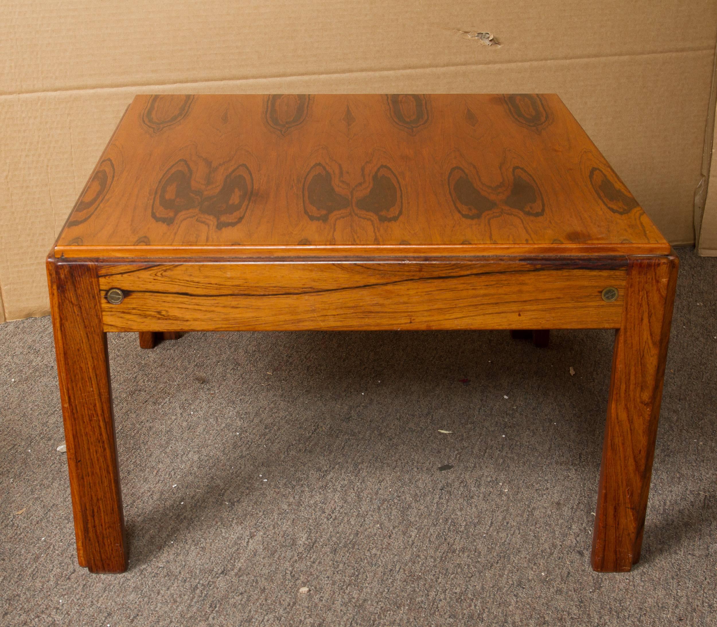 Mid-Century Modern Pair of Illum Wikkelso Side Tables