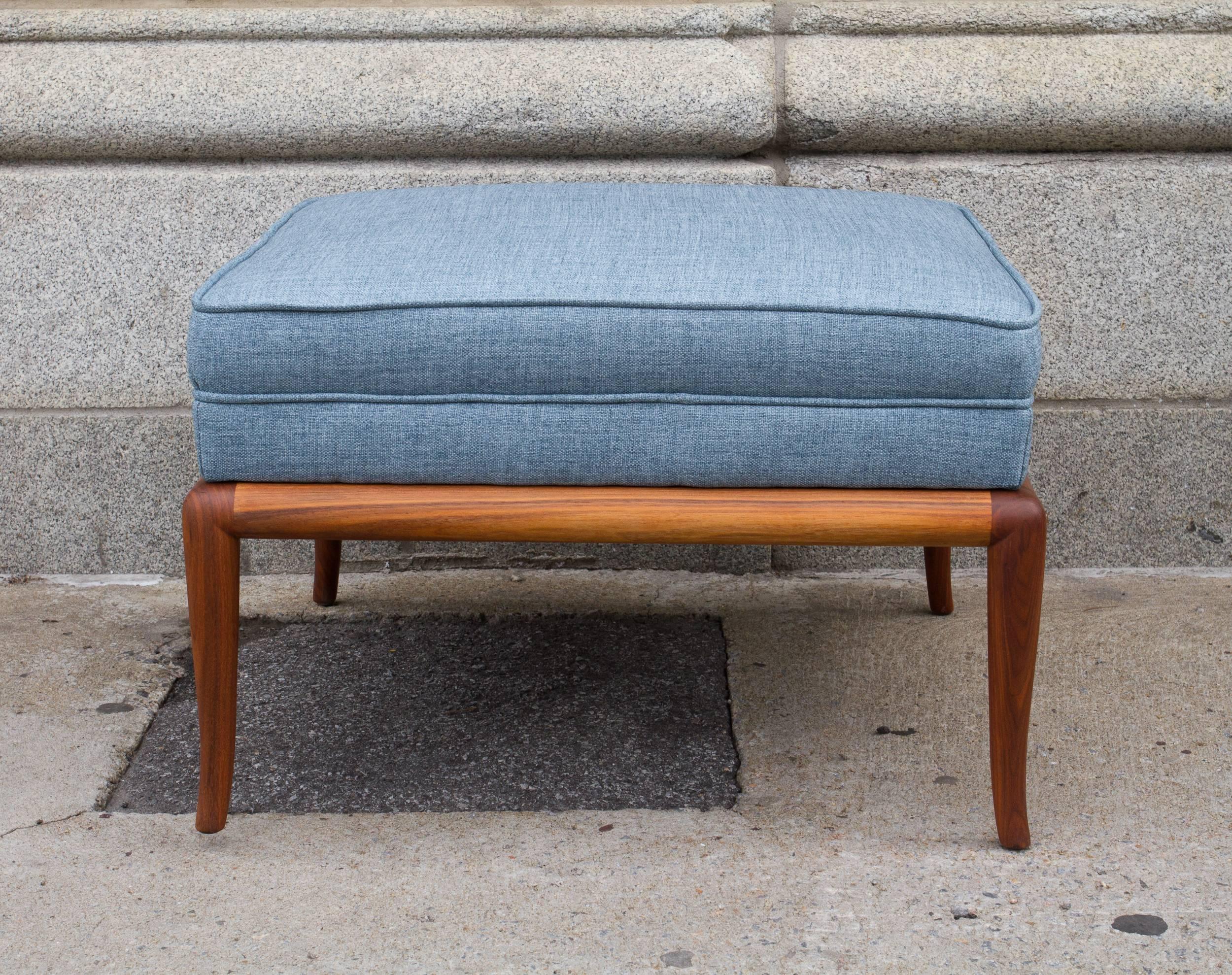 American Classic Walnut Ottoman by Robsjohn-Gibbings for Widdicomb