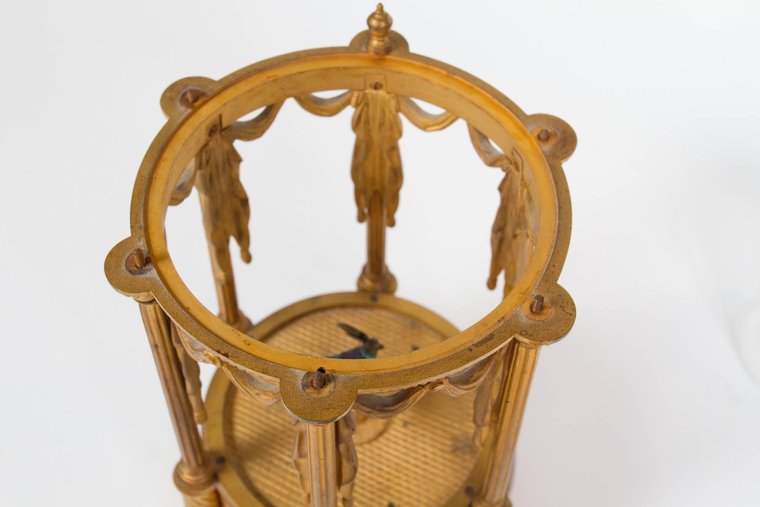 Late 19th Century Rare  and Fine French Antique Singing Bird Automaton Attributed to Bontems