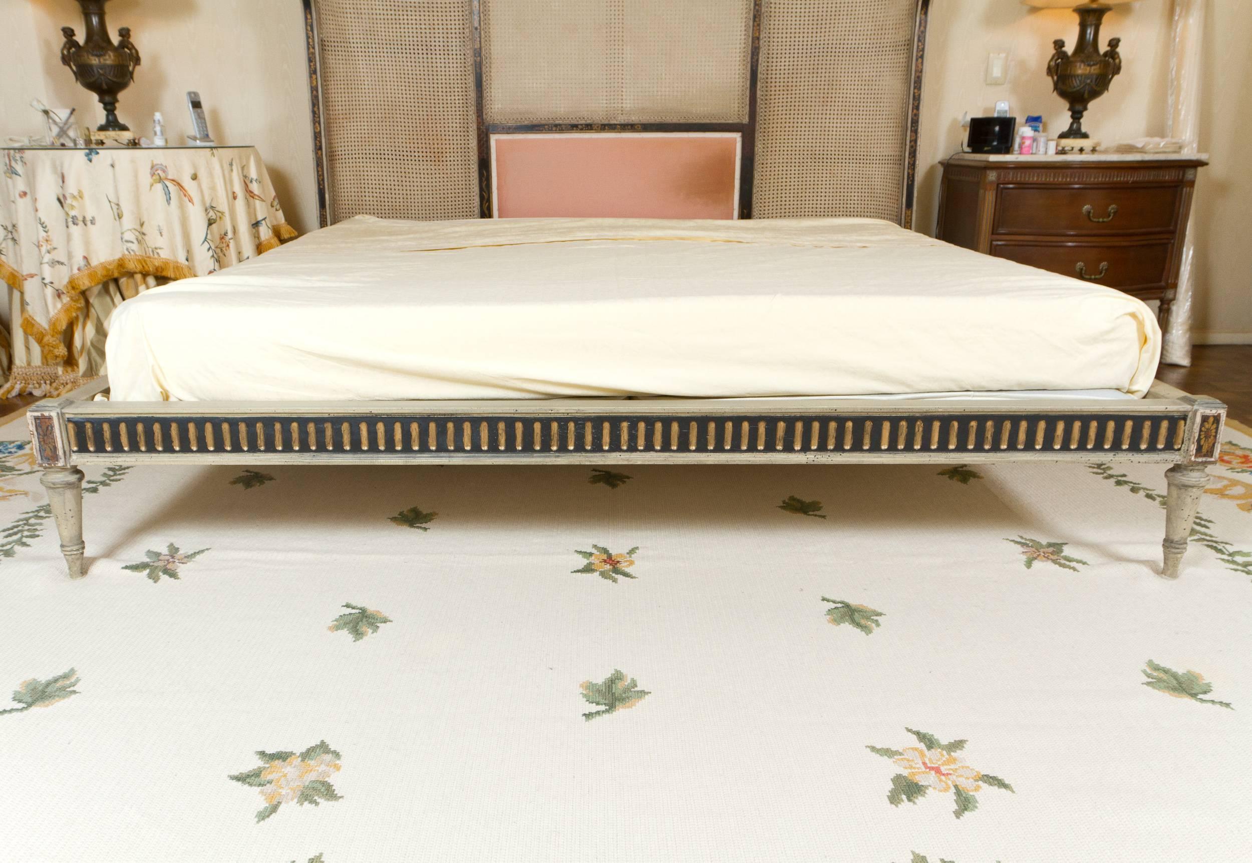 French Maginificent Rare Louis XVI Style Bed