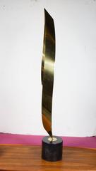 Brass Flame Sculpture by Curtis Jere