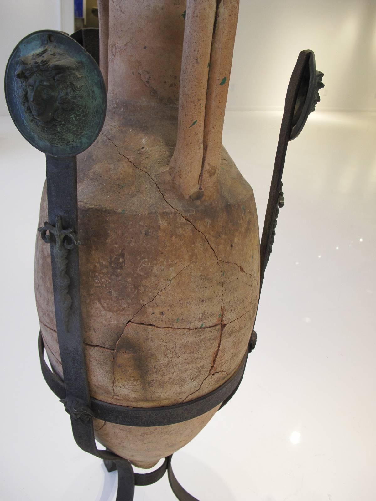 Large Roman Amphora In Distressed Condition In Montreal, QC