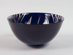 Bella ciotola in ceramica smaltata di Inge-Lise Koefoed