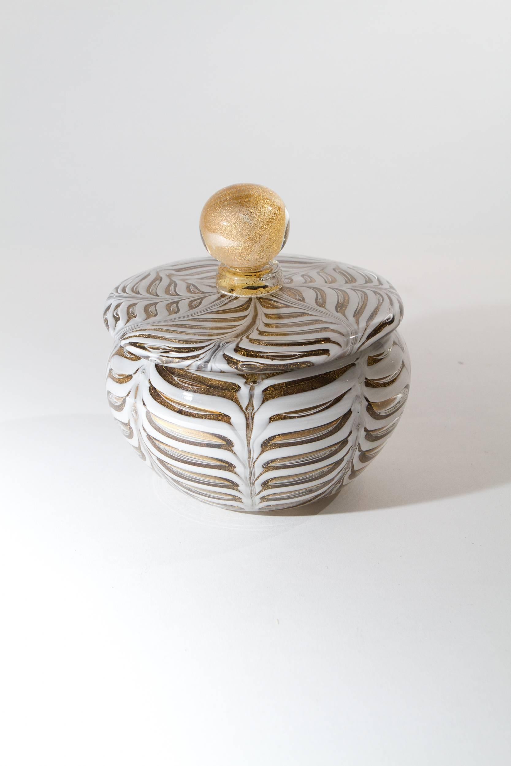 Mid-20th Century Perfume Bottle and Covered Bowl by Barovier & Toso
