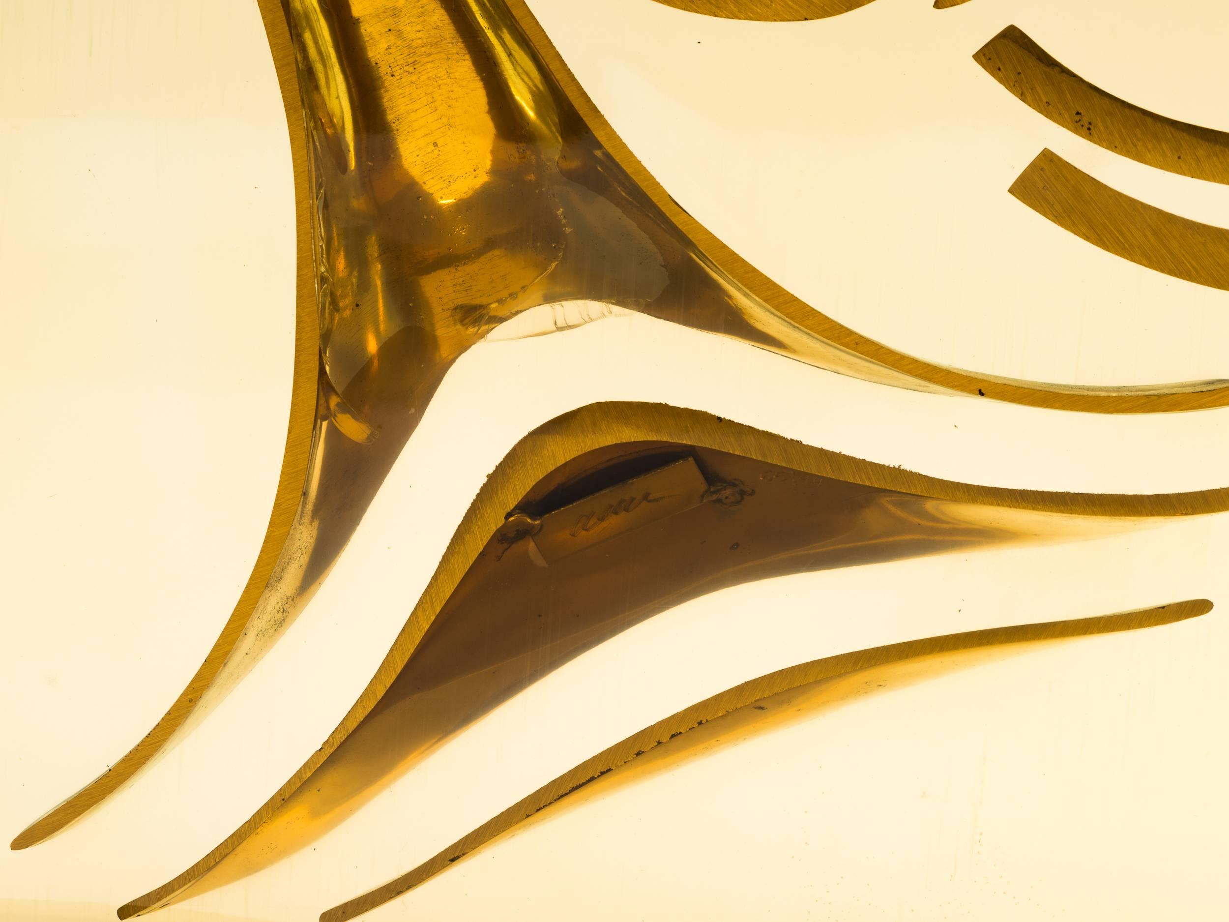 Late 20th Century French Horn in Resin Sculpture by Arman 