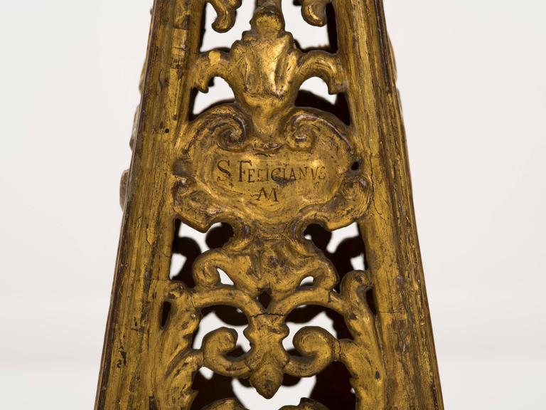 Gilt-wood Obelisk For Sale at 1stdibs
