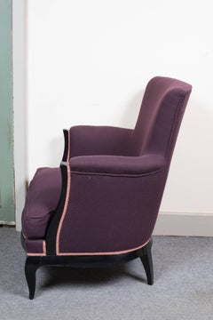 Pair of Art Deco Armchairs by René Prou