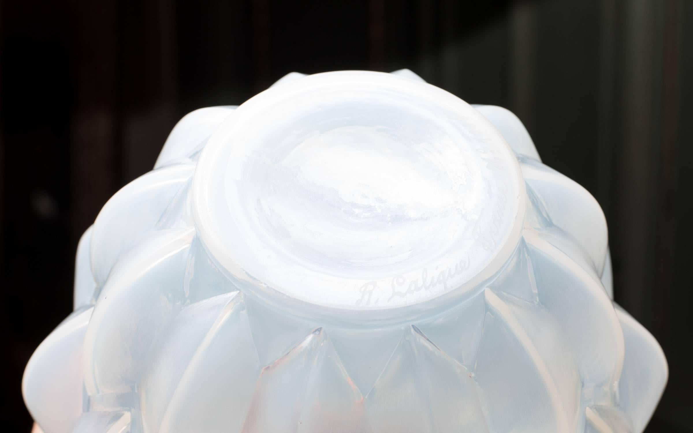French Opalescent Glass Vase 