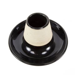 Antique Porcelain Match Holder and Striker