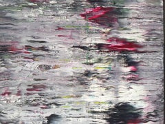 Caravan Acryl auf Leinwand Abstraktes Gemälde gerahmt Andrew Plum