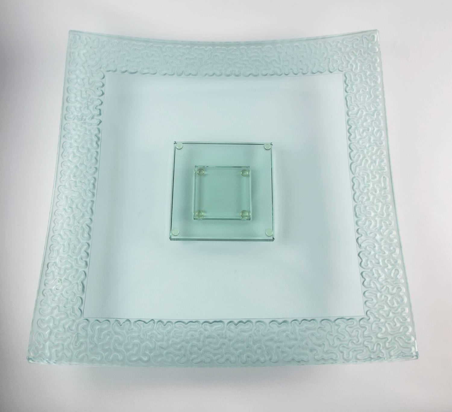 square glass centerpieces