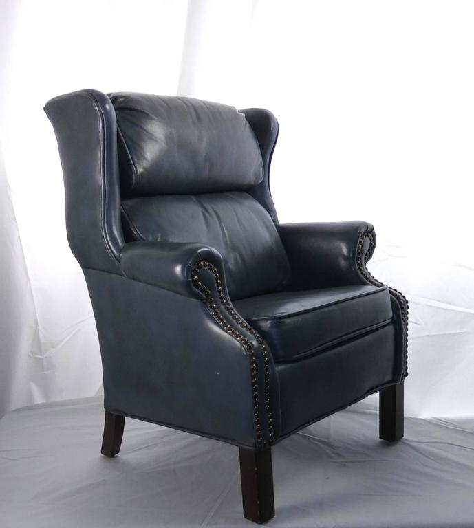 Child's Executive in Training Leather Wing Back Arm Chair by Bradington