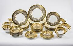 Minton Porcelain Ball Dinner Service for Eight England