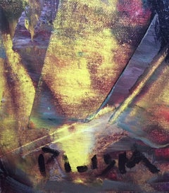 ‘New Bike’ Acrylic on Canvas Abstract Painting Andrew Plum