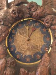 Unique Continental Art Nouveau Longcase Clock