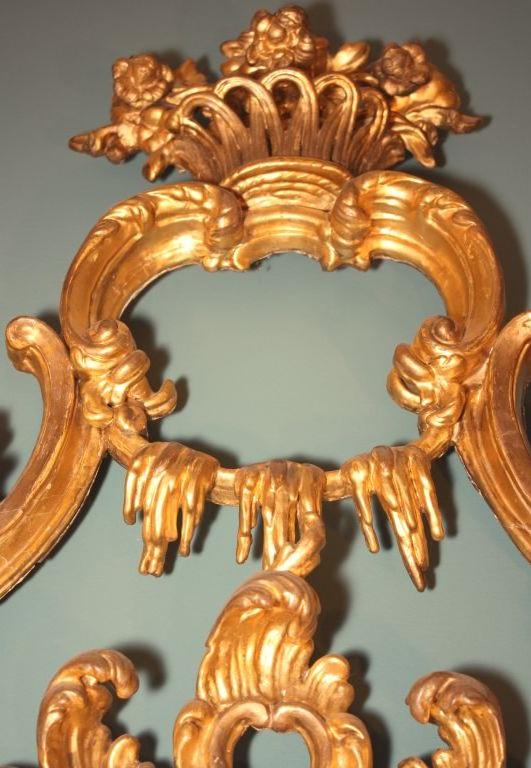 English George III  Giltwood Mirror For Sale