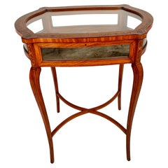 Edwardian Satinwood Bijouterie Table with Marquetry, Circa 1900
