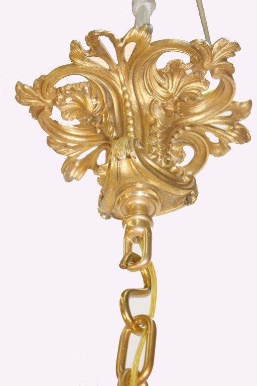 19th Century  Fine Louis XV Style Gilt-Bronze Twelve-Light Chandelier in the Rocco Taste