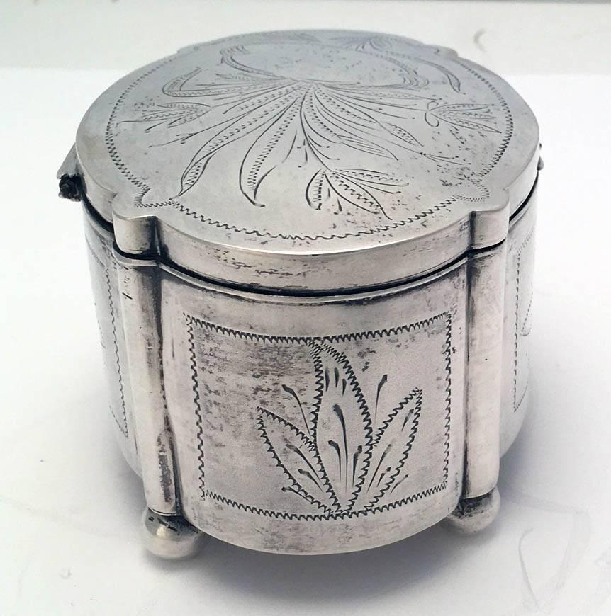Hand-Crafted Polish Silver Etrog Box