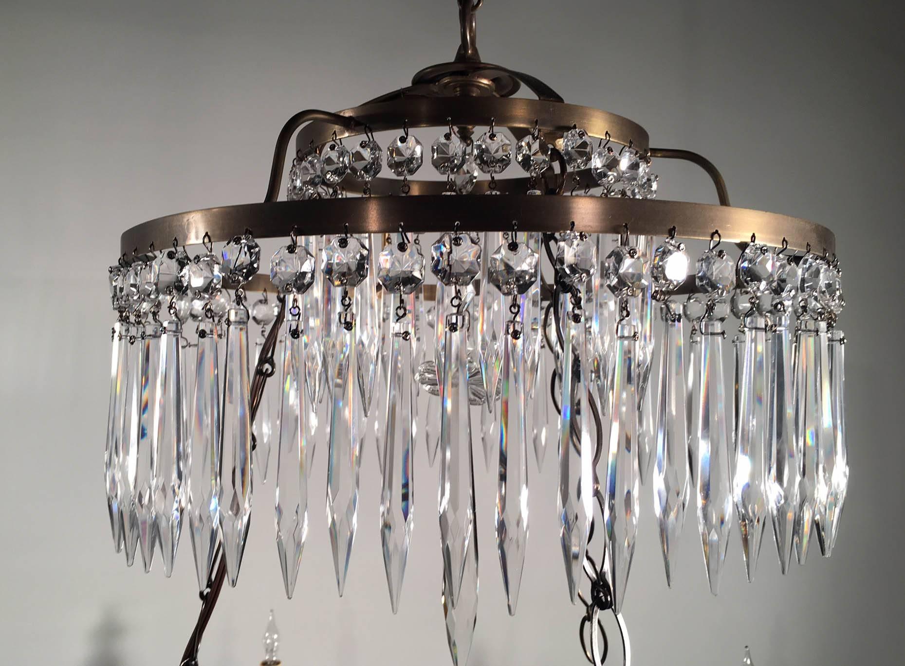20th Century Neoclassical Style Chandelier, in the Baltic For Sale