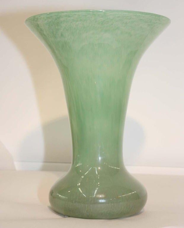 Scottish Monart Green Art Glass Vase at 1stDibs monart glass for sale