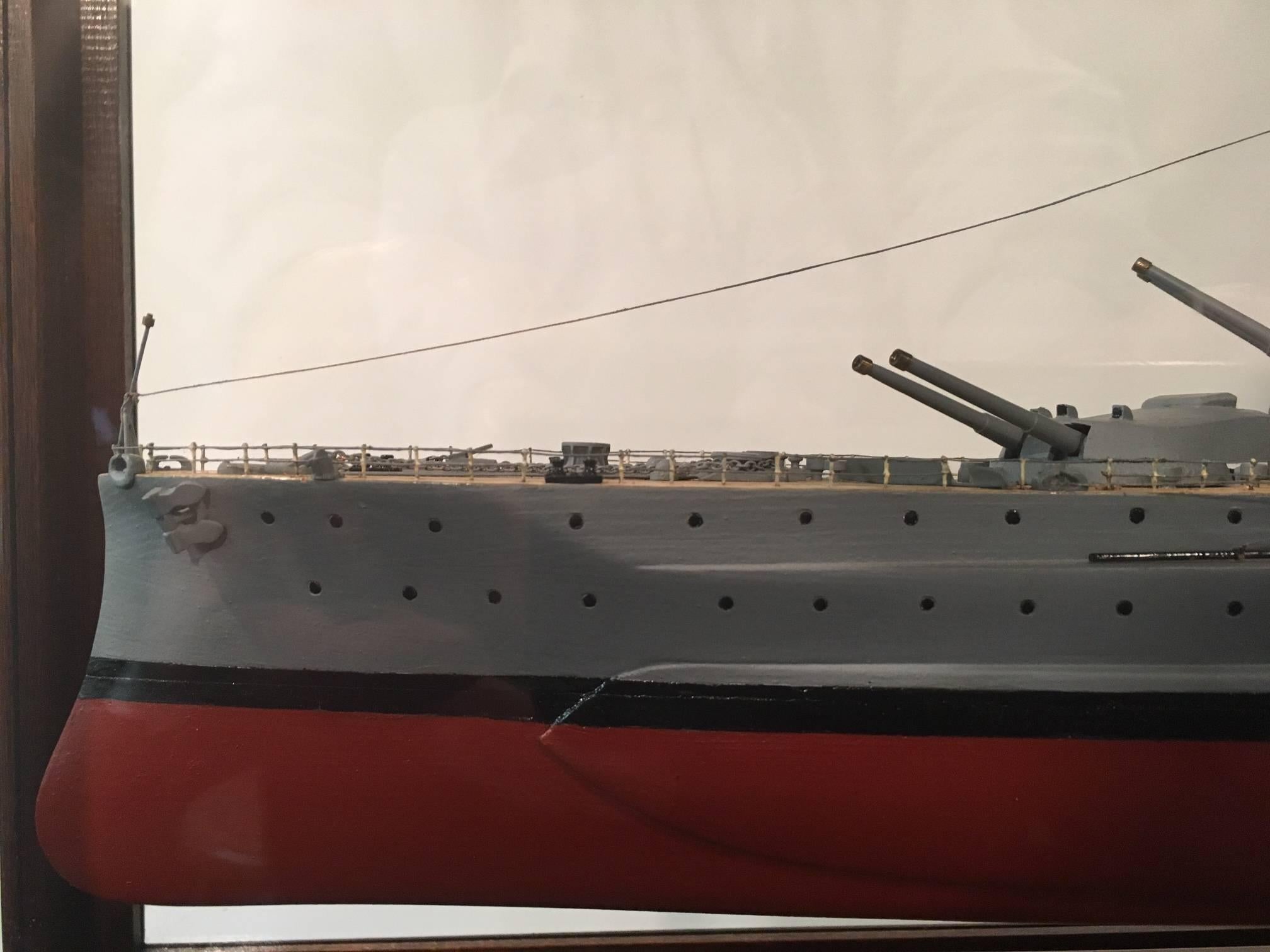 Hand-Crafted Model of HMS Warspite