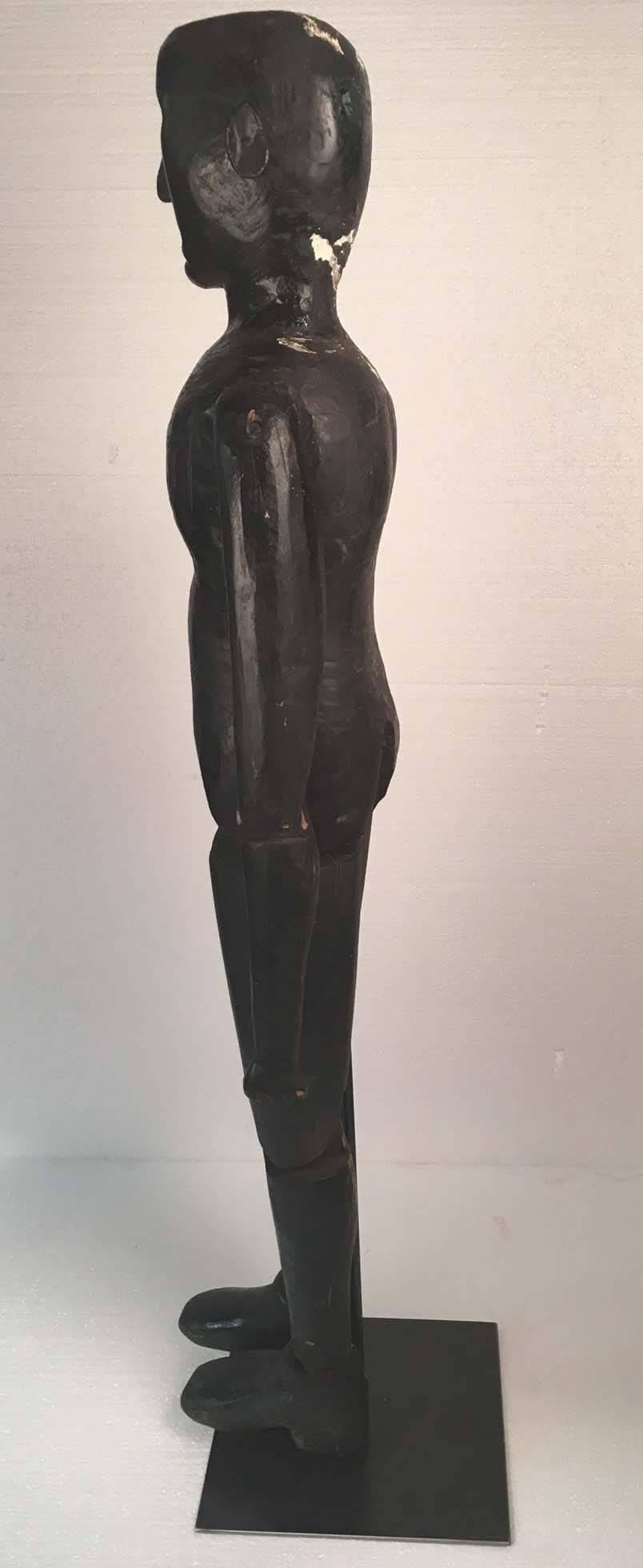 Carved Wooden Mannequin of an African, Early 20th Century 3
