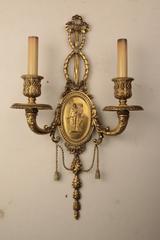 A Pair of E. F. Caldwell Two-Arm Wall Sconces