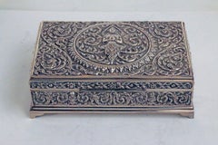 Sumptuous Sterling Silver Cigar Box