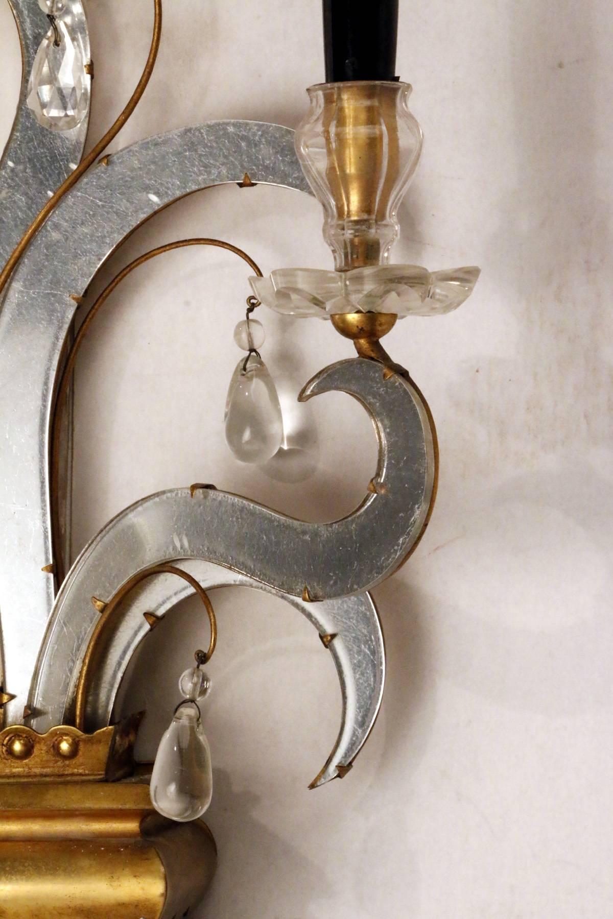 mirrored wall sconces lighting