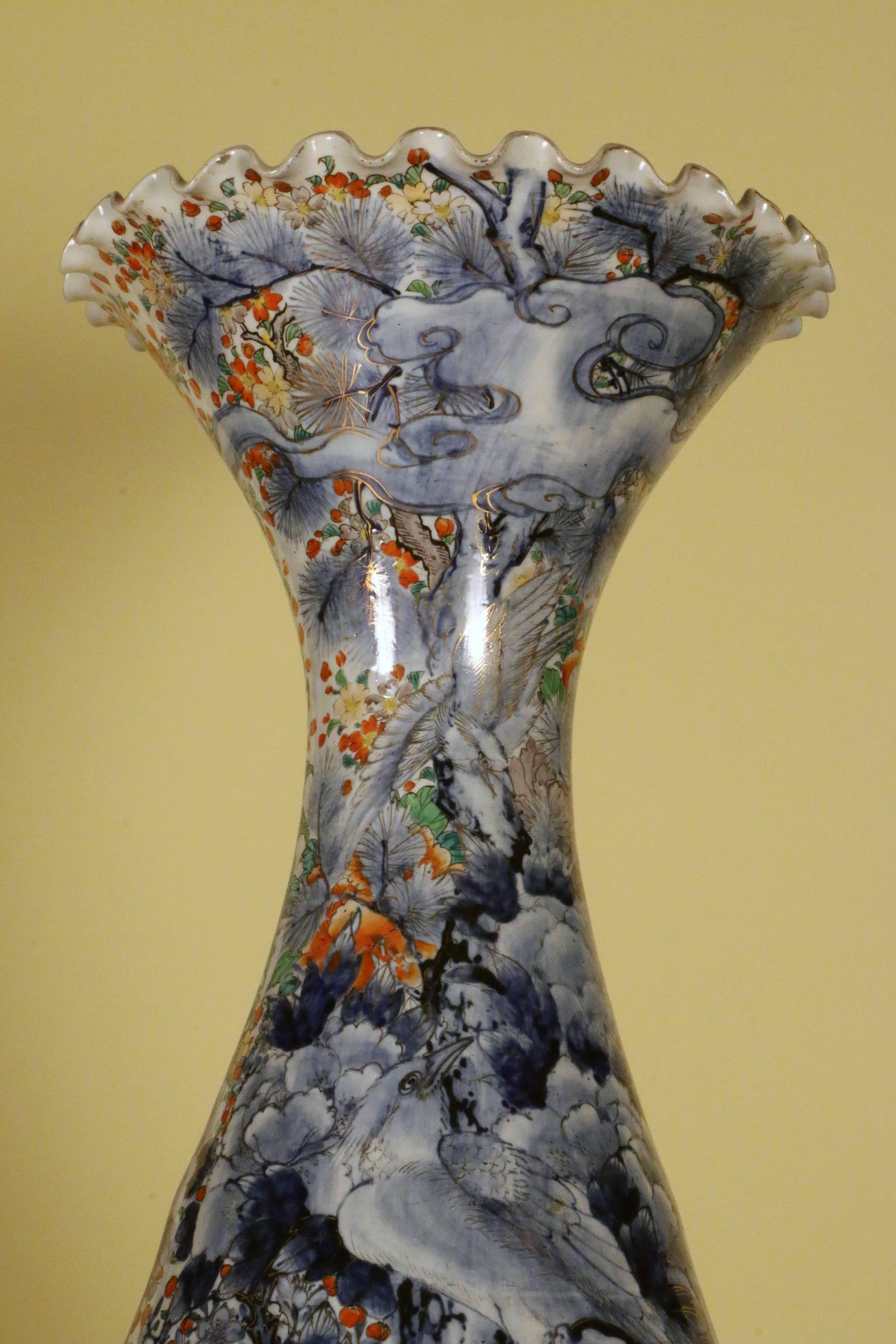 large japanese vase