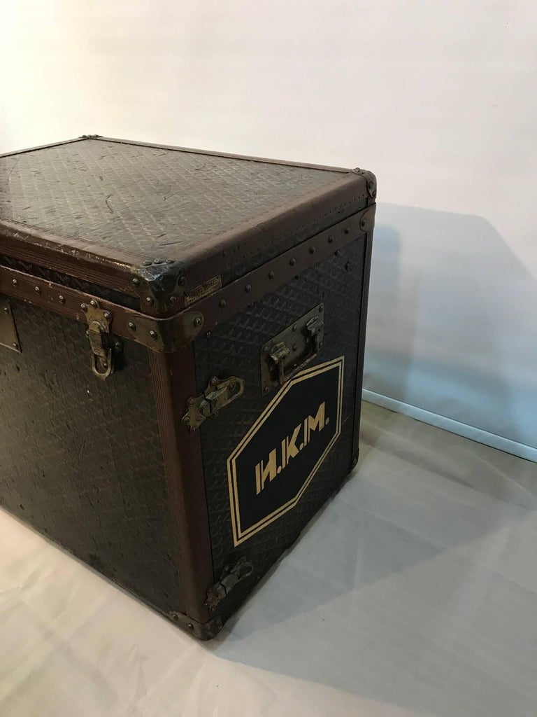 French Rare Malles Goyard Trunk For Sale