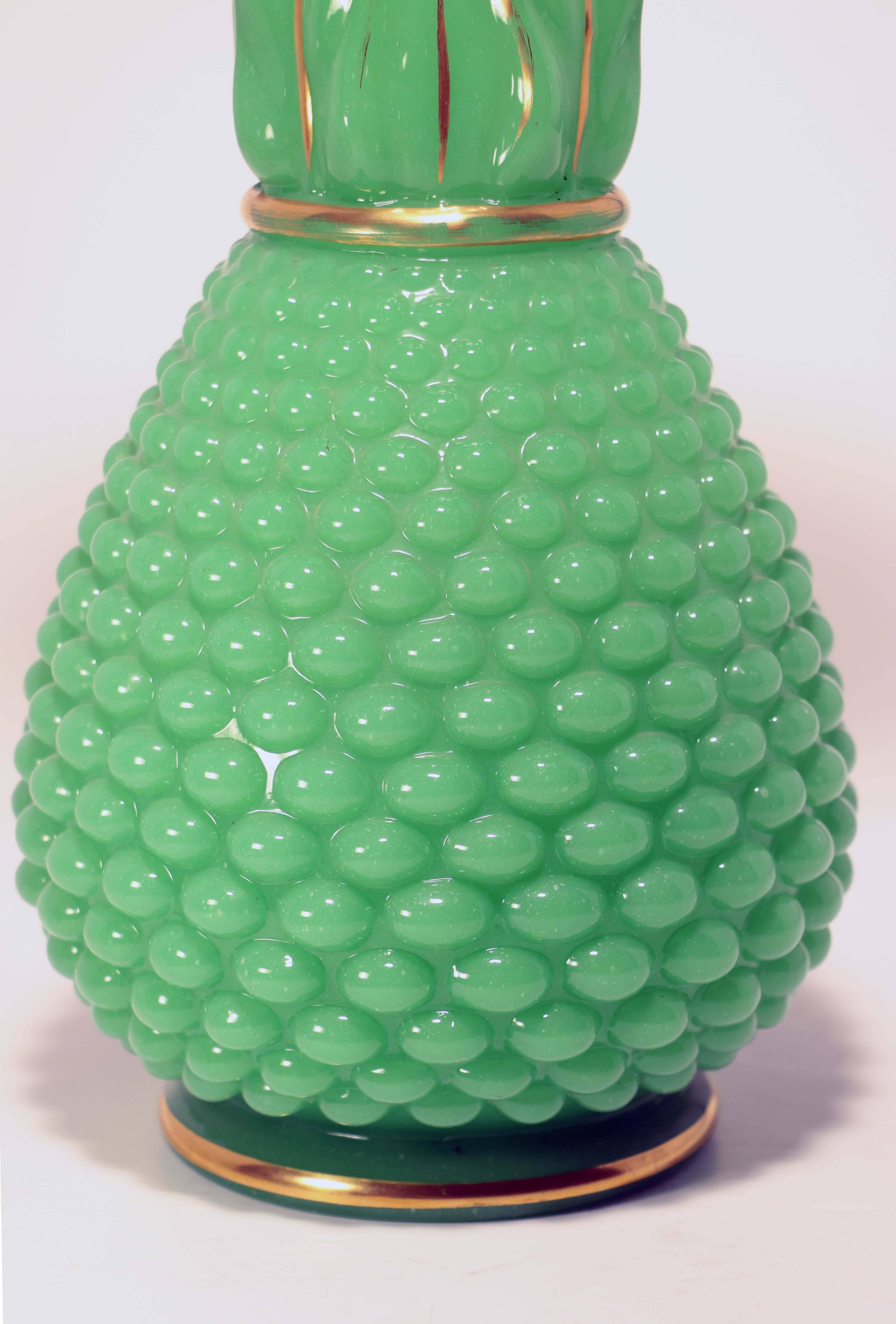 baccarat green vase