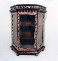 Pair of French Boulle Side Cabinets