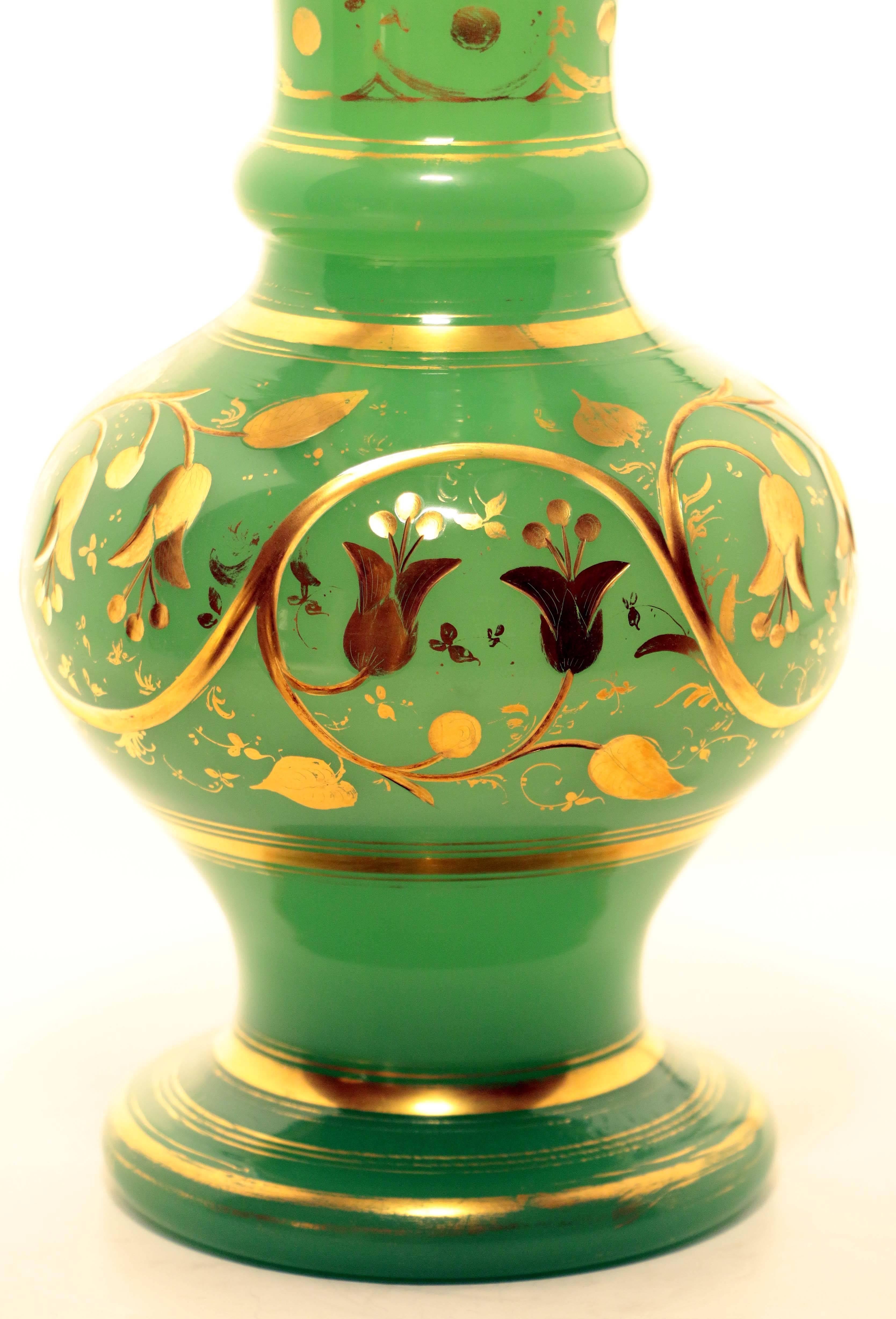 jade green vase