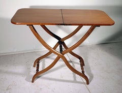Pair of Regency Pale Mahogany Coaching Tables