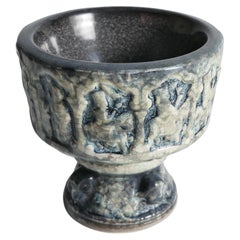Gothic Ceramic Bowl or Jardiniere by Michael Andersen & Son, 1960s