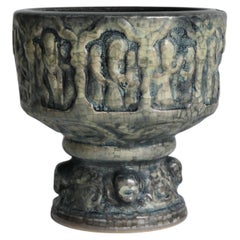 Gothic Ceramic Bowl or Jardiniere by Michael Andersen & Son, 1960s