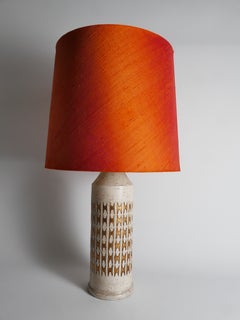 Italienische Keramik-Tischlampe im Mid-Century-Modern-Stil von Bitossi für Bergboms, 1970er Jahre