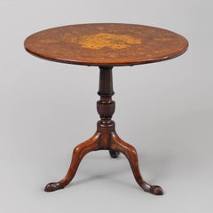 Rare Marquetry Inlaid Tea Table
