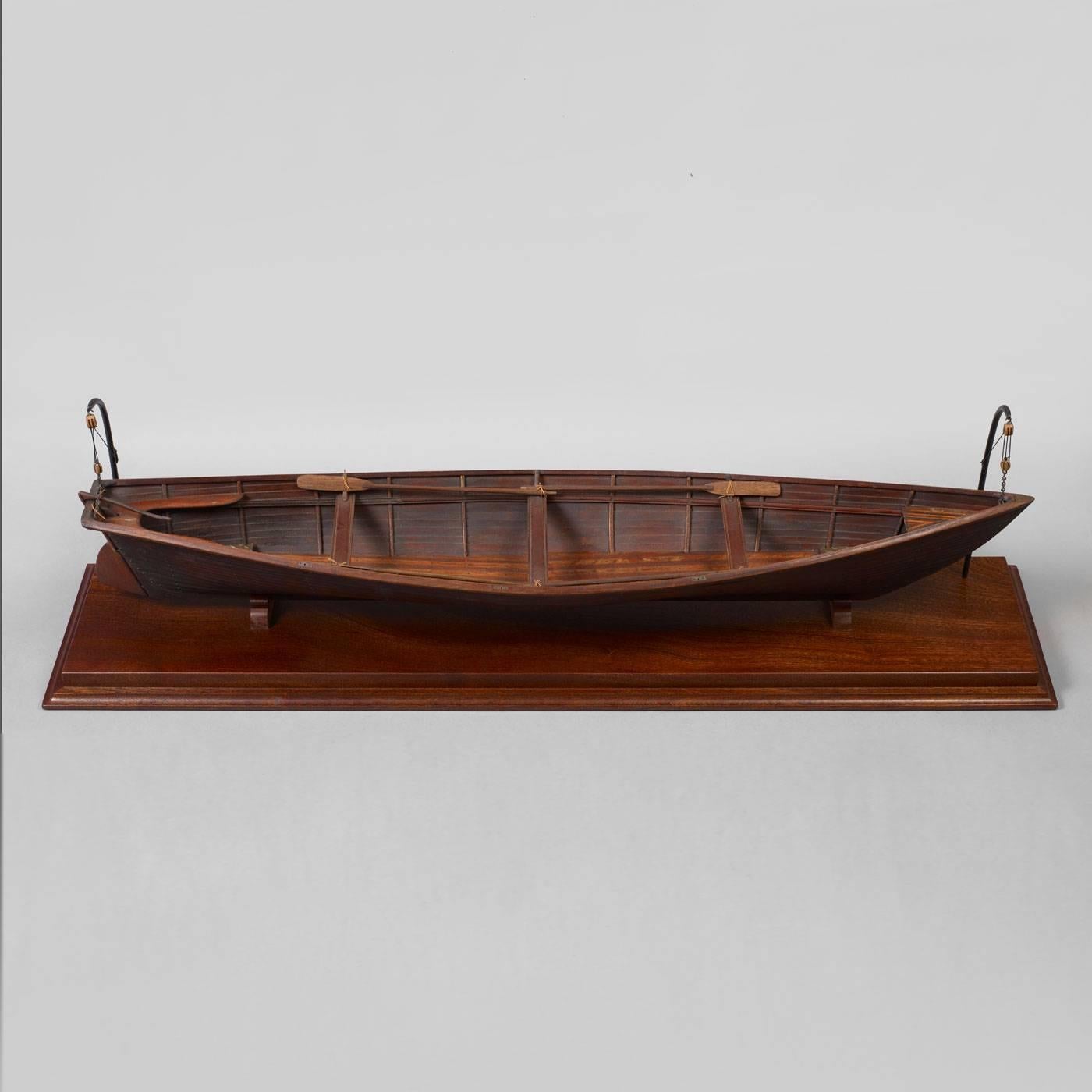 Folk Art Boat Model For Sale